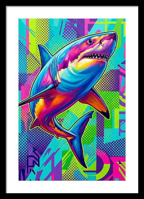 Shark In Vibrant Colors