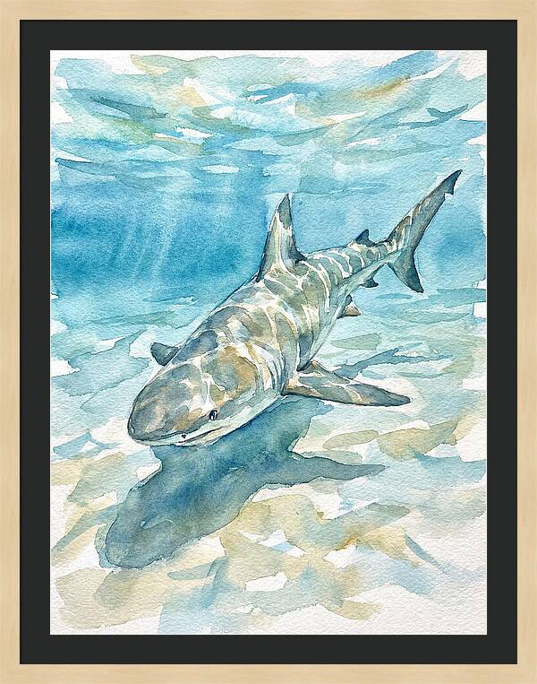 Shark Swimming Gracefully