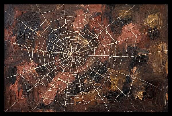 Shattered Glass Web Pattern