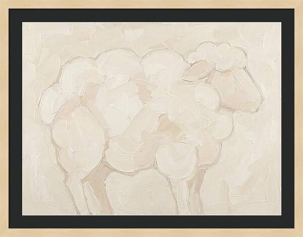 Sheep In Soft Hues