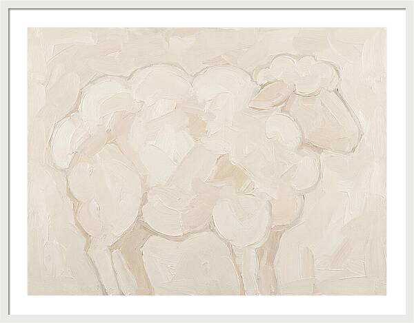 Sheep In Soft Hues