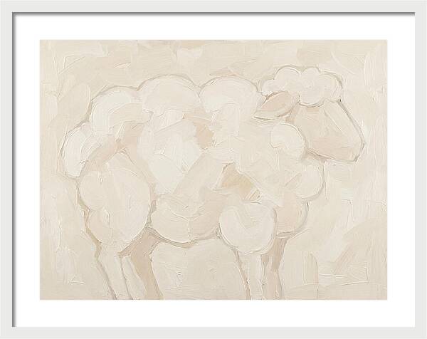 Sheep In Soft Hues