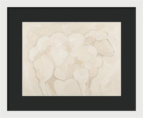 Sheep In Soft Hues