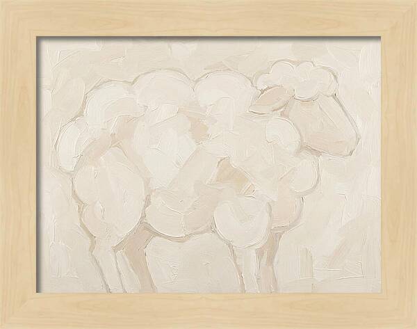 Sheep In Soft Hues