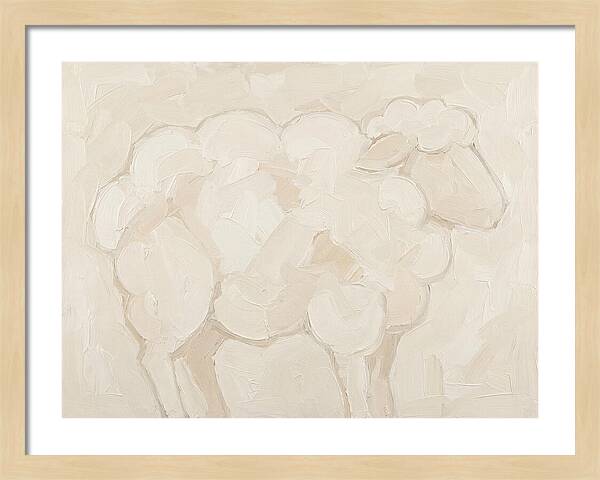 Sheep In Soft Hues