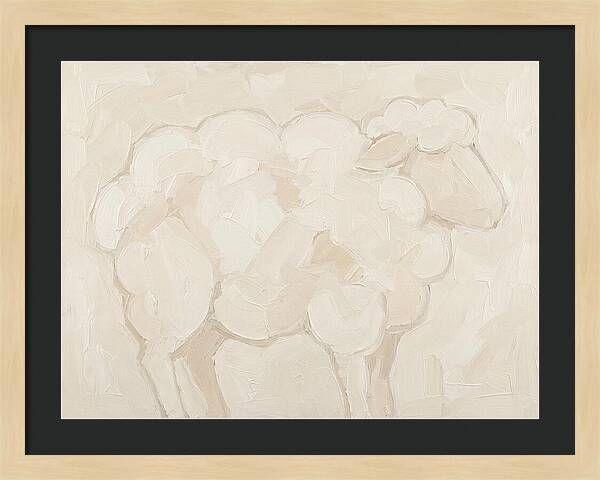 Sheep In Soft Hues