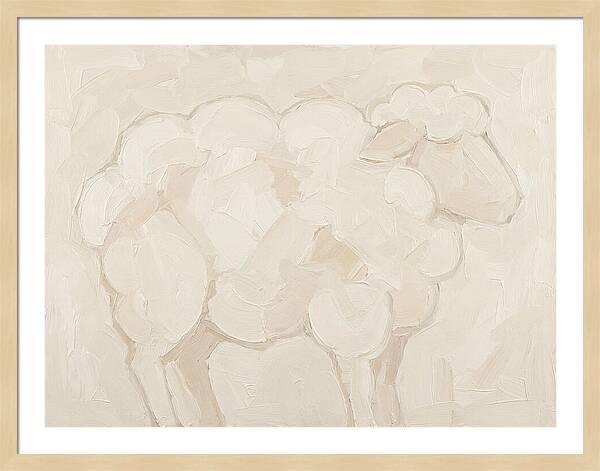Sheep In Soft Hues