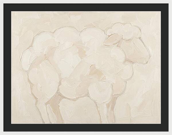 Sheep In Soft Hues
