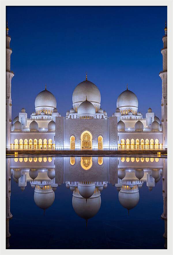 Sheikh Zayed Grand Mosque Reflection