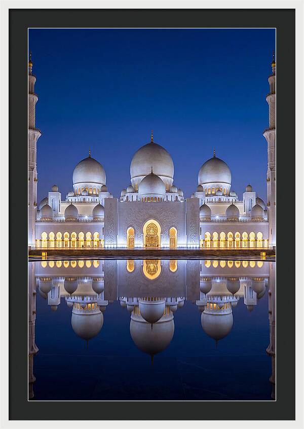 Sheikh Zayed Grand Mosque Reflection