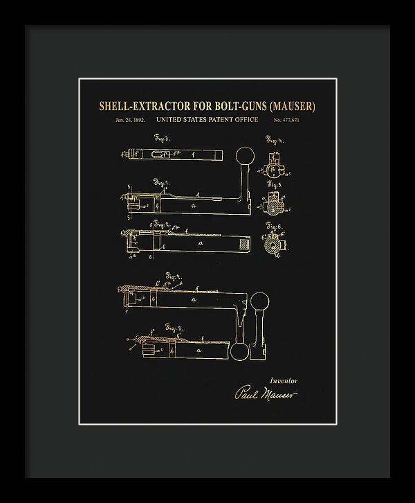 Shell Extractor For Bolt Guns Mauser Gold Patent Us477671