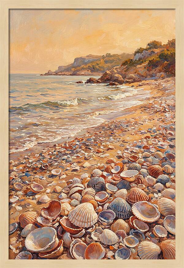 Shells Along The Mediterranean Shore
