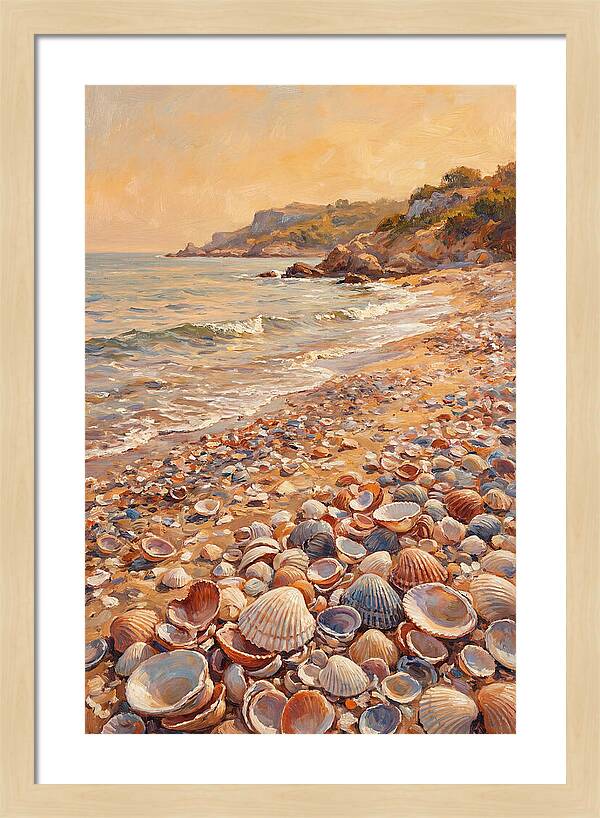 Shells Along The Mediterranean Shore