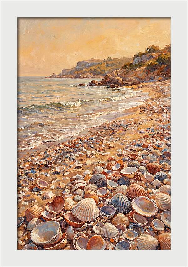 Shells Along The Mediterranean Shore