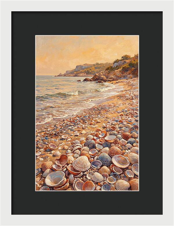 Shells Along The Mediterranean Shore
