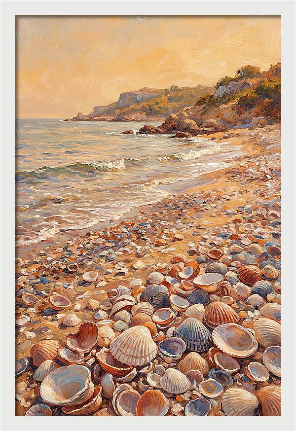 Shells Along The Mediterranean Shore