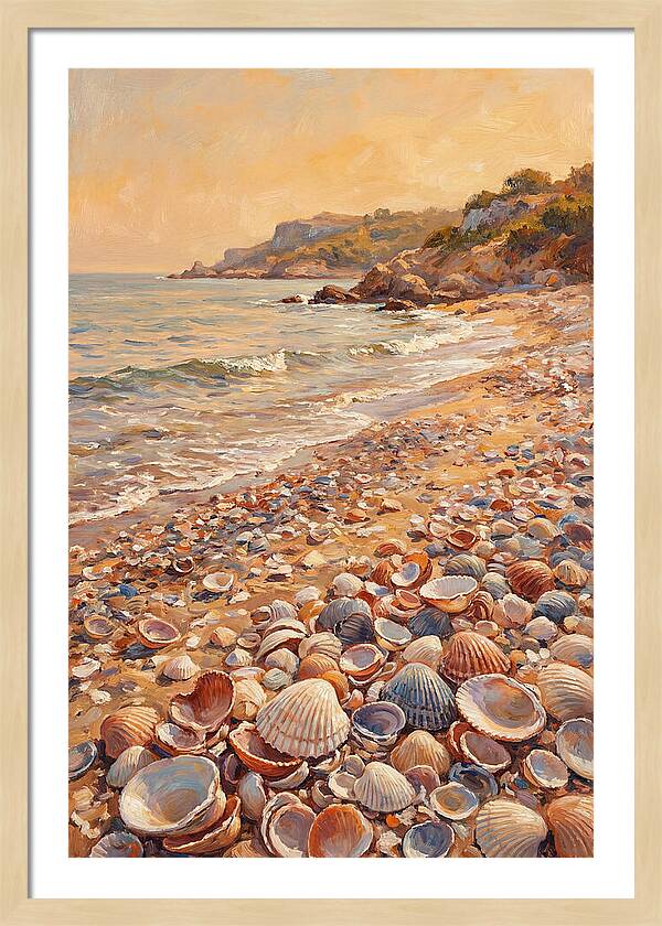 Shells Along The Mediterranean Shore
