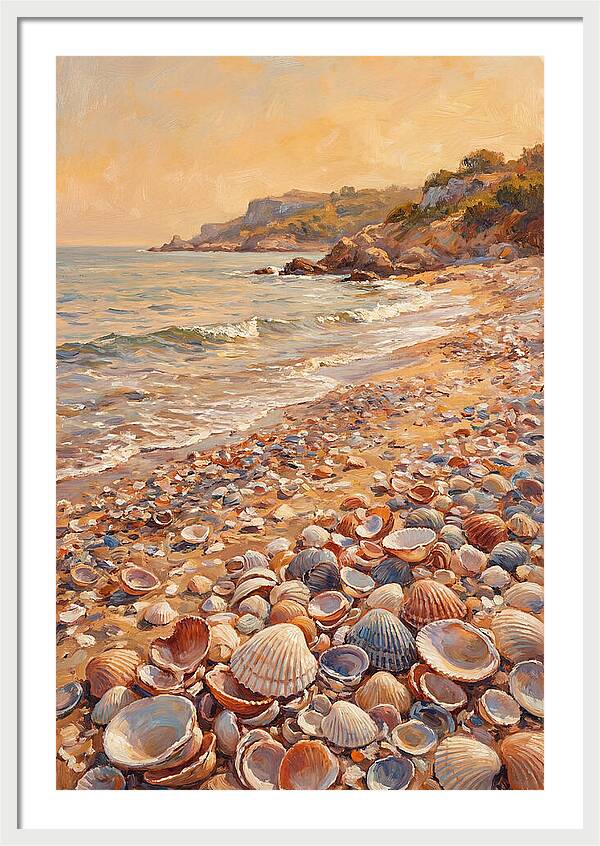 Shells Along The Mediterranean Shore