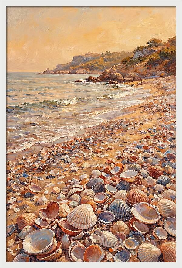 Shells Along The Mediterranean Shore