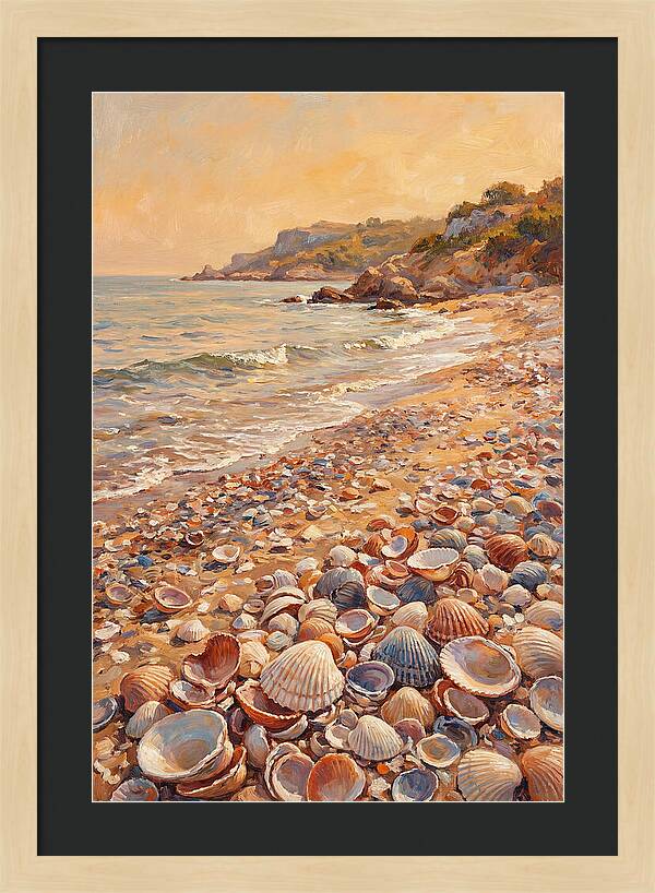 Shells Along The Mediterranean Shore