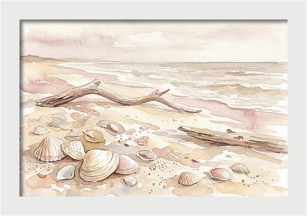 Shells Along Tranquil Shore