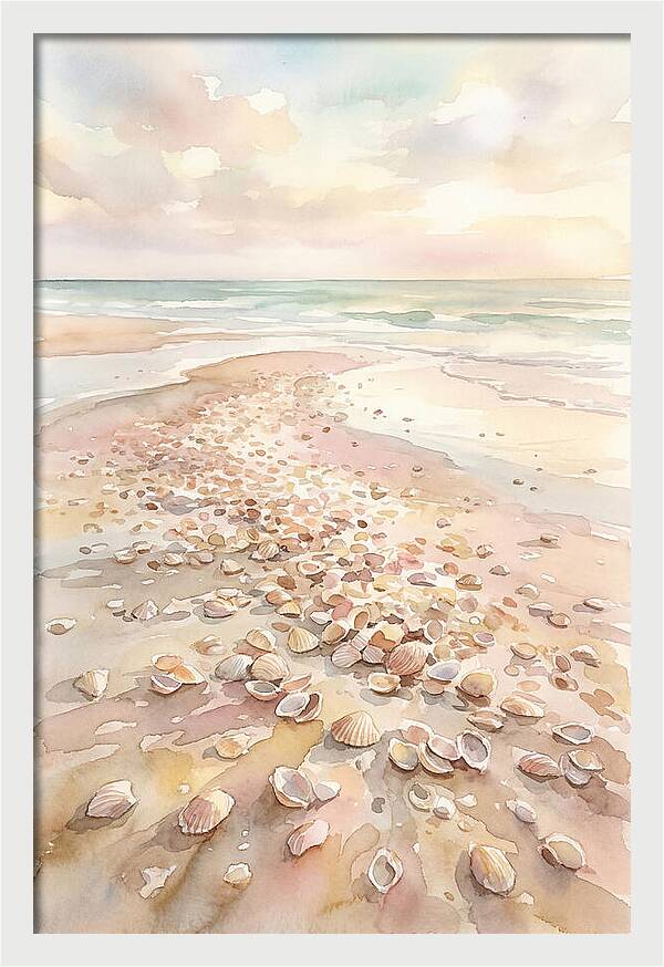 Shells On A Serene Shoreline