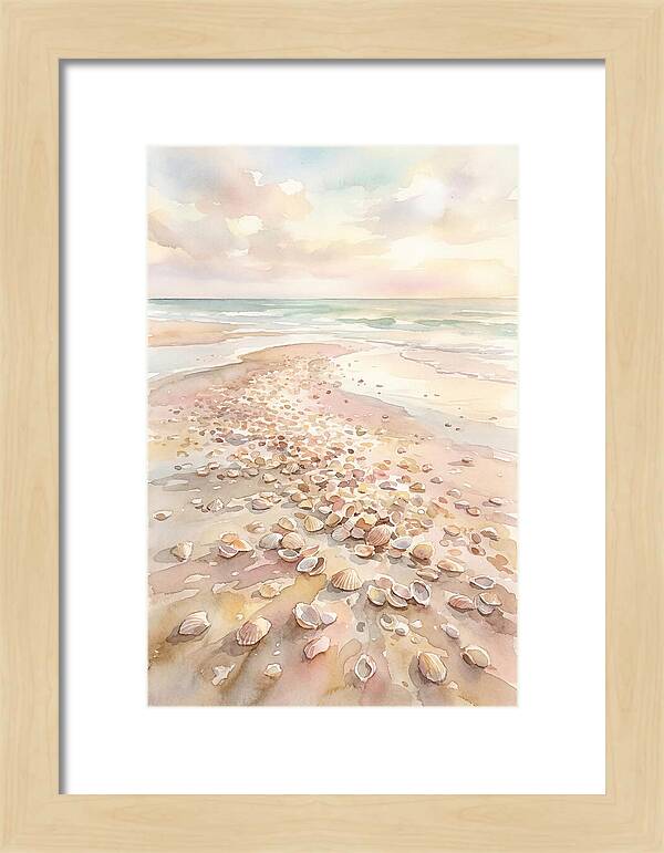 Shells On A Serene Shoreline