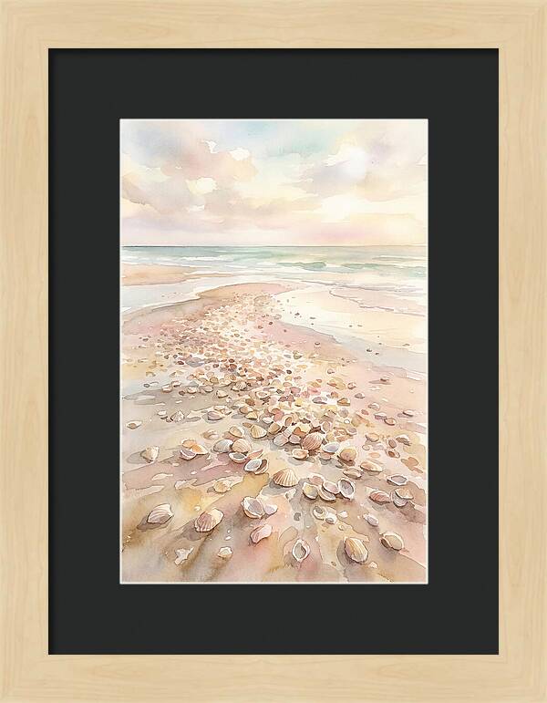 Shells On A Serene Shoreline