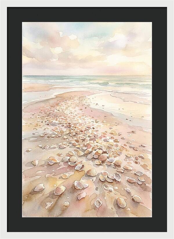 Shells On A Serene Shoreline