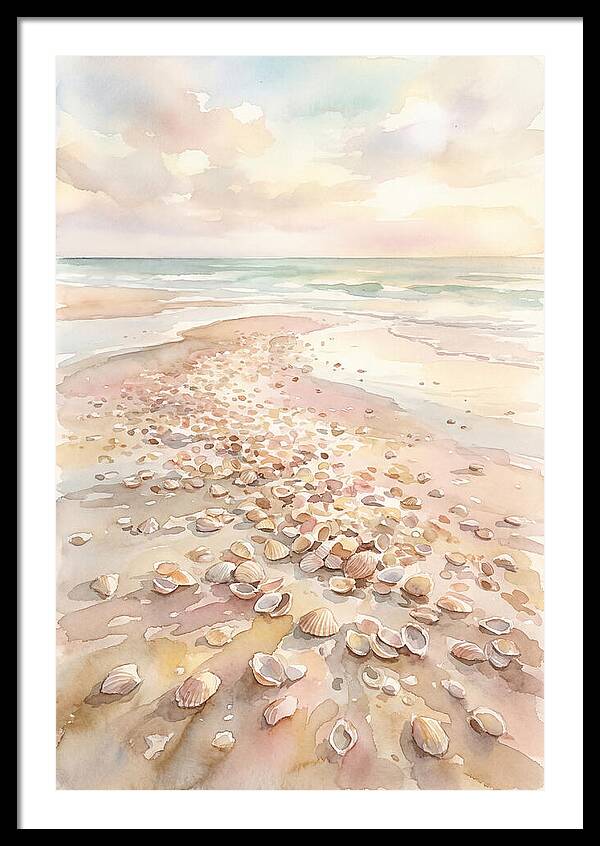 Shells On A Serene Shoreline