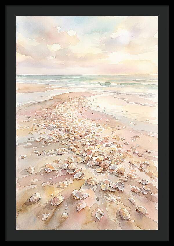 Shells On A Serene Shoreline