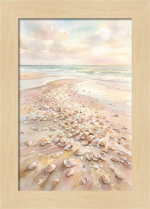 Shells On A Serene Shoreline