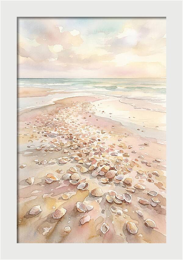 Shells On A Serene Shoreline