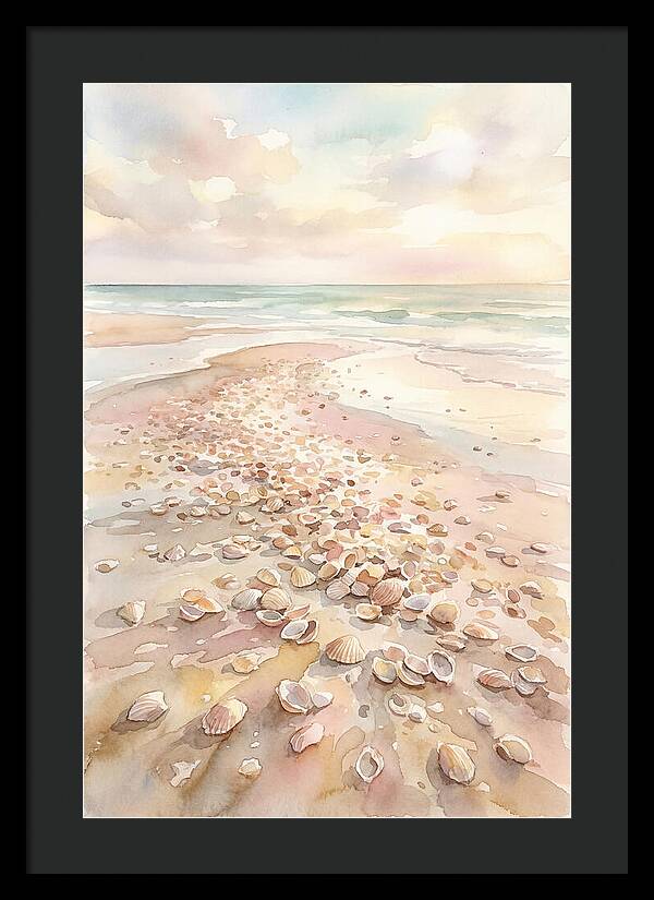 Shells On A Serene Shoreline