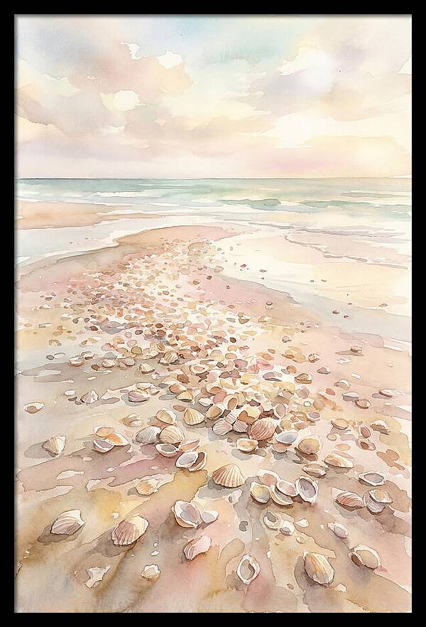 Shells On A Serene Shoreline