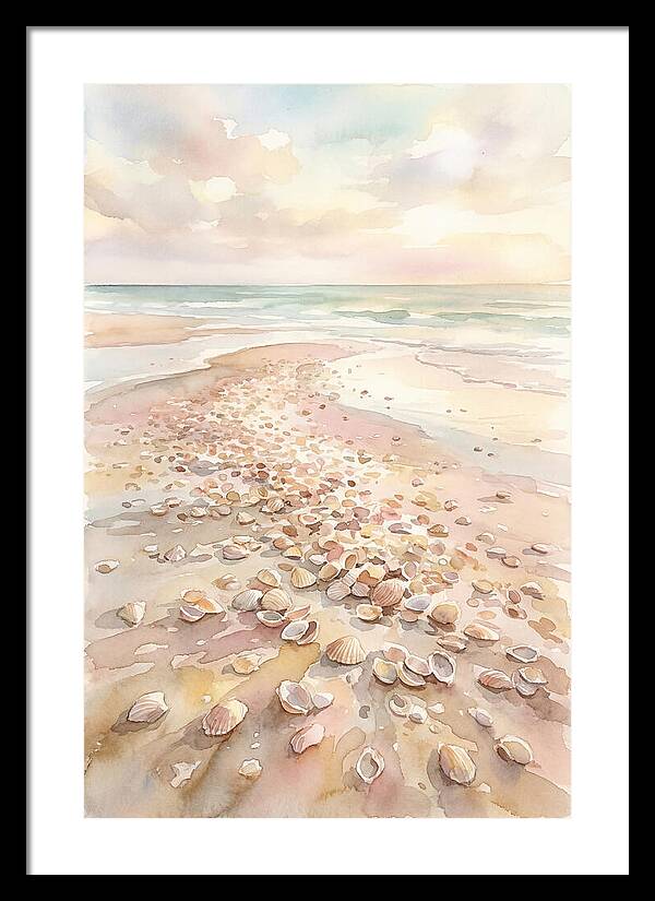 Shells On A Serene Shoreline