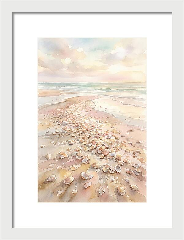 Shells On A Serene Shoreline