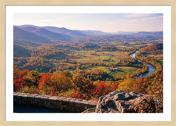 Shenandoah Valley In Autumn