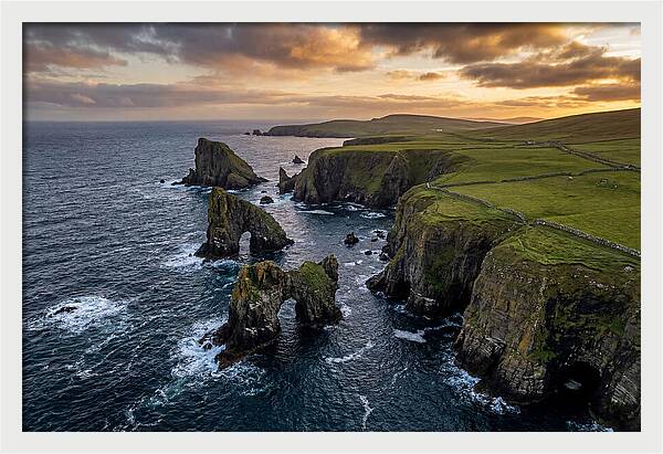 Shetland Coastline Serenity
