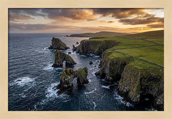 Shetland Coastline Serenity