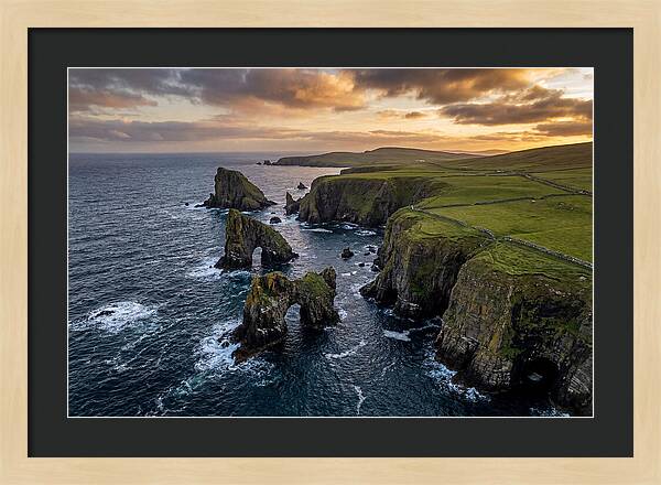 Shetland Coastline Serenity