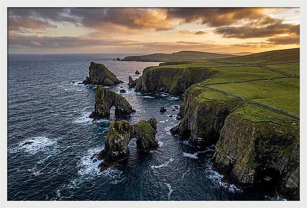 Shetland Coastline Serenity