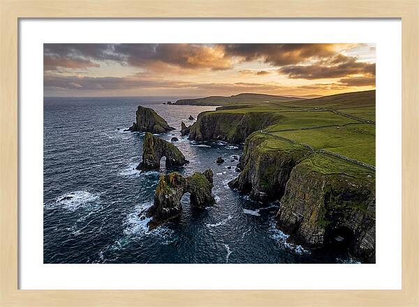 Shetland Coastline Serenity