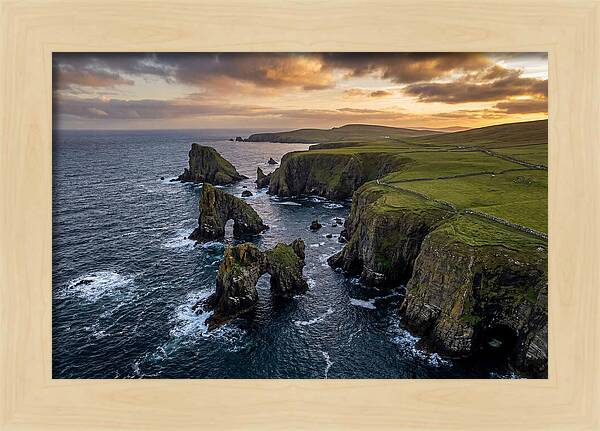 Shetland Coastline Serenity