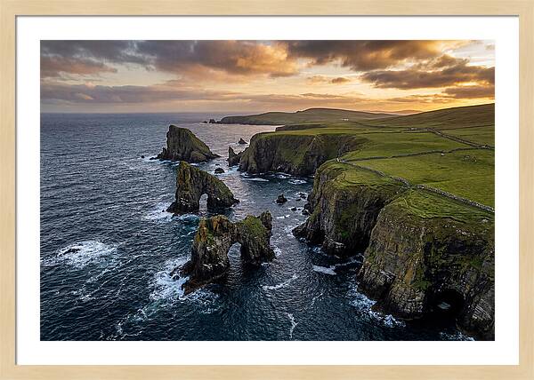 Shetland Coastline Serenity