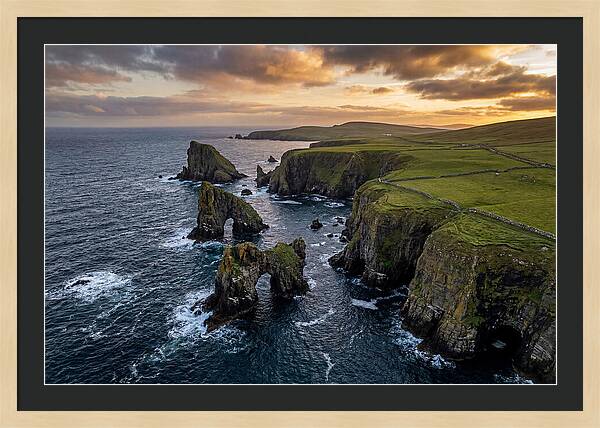 Shetland Coastline Serenity