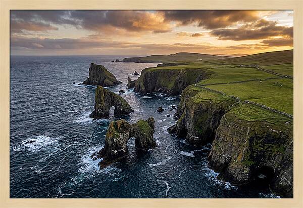 Shetland Coastline Serenity