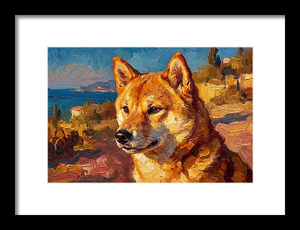 Shiba Inu By The Mediterranean