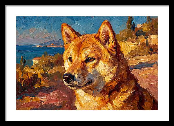 Shiba Inu By The Mediterranean