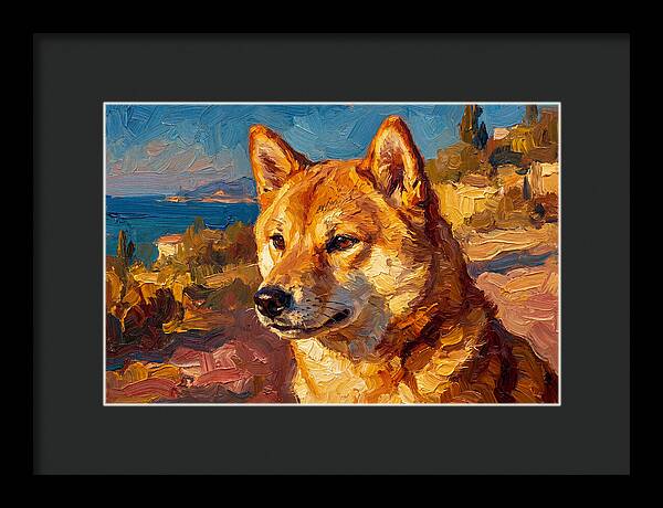 Shiba Inu By The Mediterranean